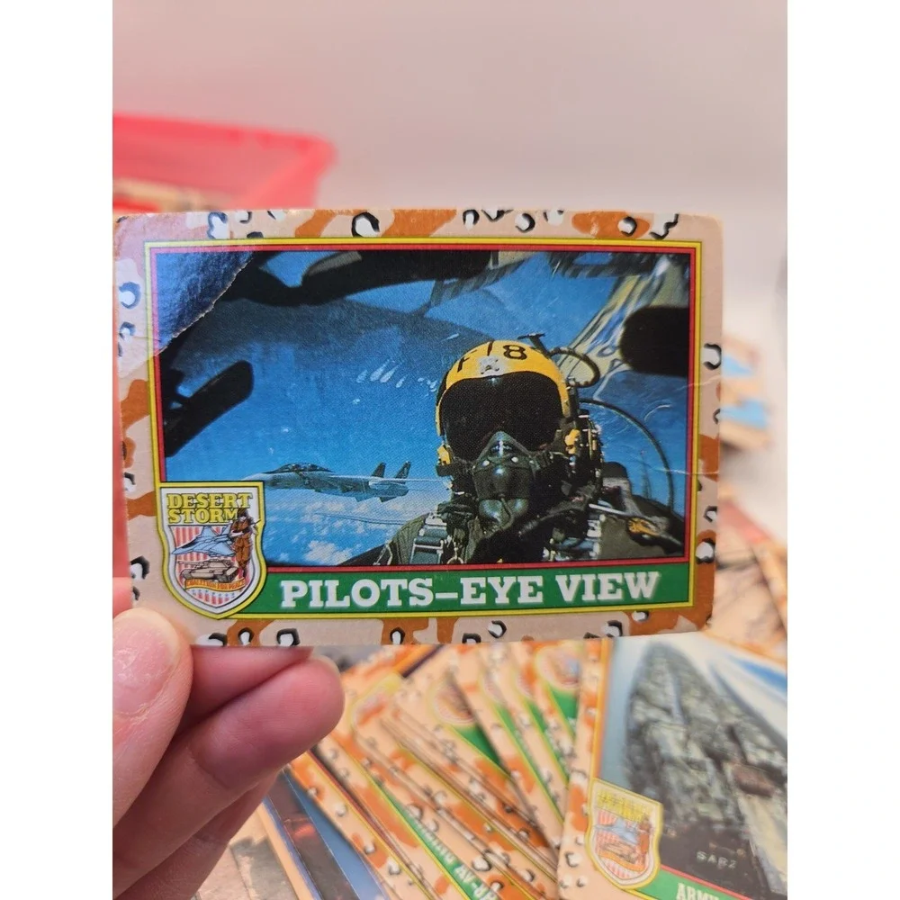 1991 Pro Set Desert Storm Trading Cards Huge Lot Military War Topps USMC ARMY